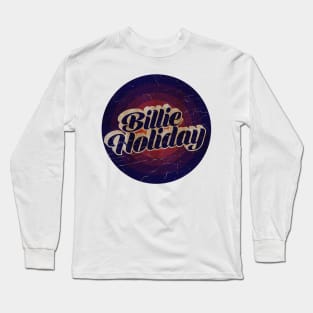 BILLIE HOLIDAY - VINTAGE BLURN CIRCLE Long Sleeve T-Shirt